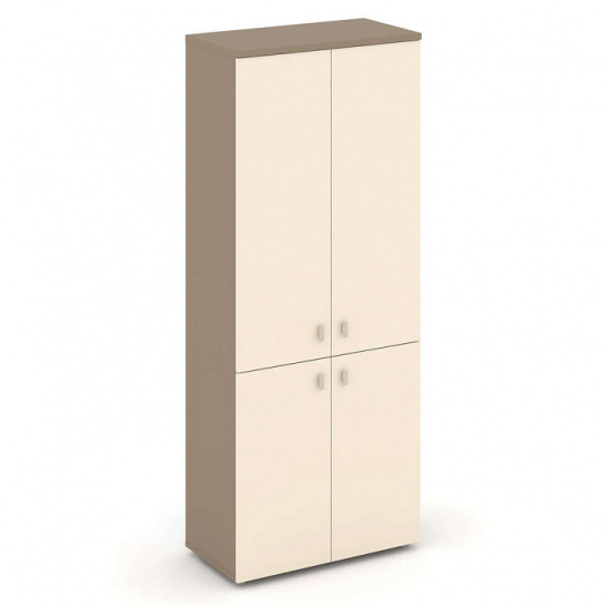 	Шкаф высокий широкий (2 низких фасада ЛДСП + 2 средних фасада ЛДСП) Estetica