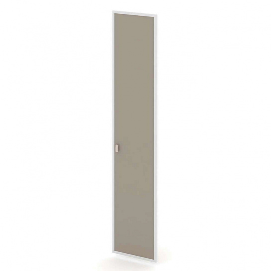 Дверь для шкафа стеклянная в раме высокая правая Estetica