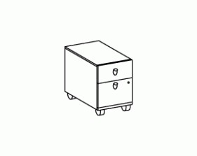 Тумба мобильная Минос / Minos PR33S