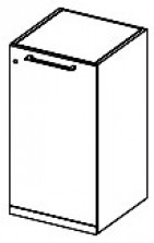 Шкаф с деревянной дверкой (открытие вправо) Amazon AAM CPL84 /45D