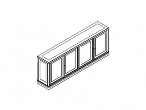 Шкаф низкий, 4 двери Art & Moble (Цена по запросу) 01162