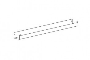 Кабель-канал горизонтальный для рабочих столов и бенч-систем Interplay FH043
