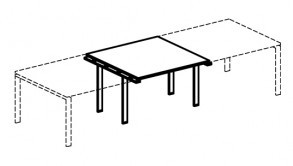 Приставка центальная к столу для переговоров Бэнт MX1676