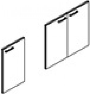 Дверь ЛДСП Икстен / Xten XLD 42-1 (L/R)