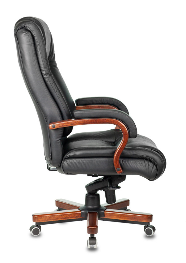 Кресло руководителя Бюрократ T-9925WALNUT/BLACK