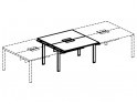 Приставка модуля стола рабочего для персонала Спринт Lux 1638