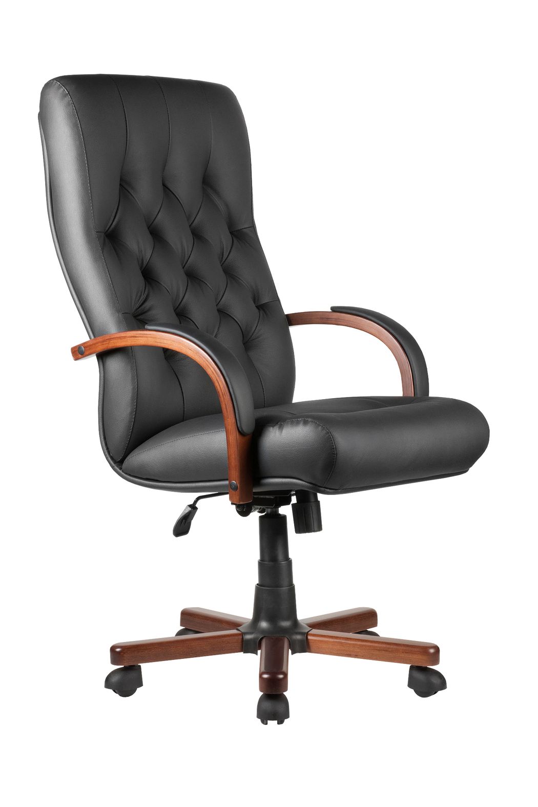 Кресло Рива Чейр М / Riva Chair M 175 A Чёрная кожа