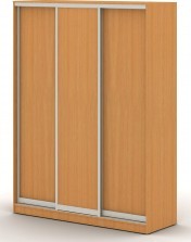 Шкаф купе 1,8 с тремя дверями из ЛДСП Система МР ПК-ШК-КМШ240Х180Д3