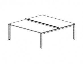 Балка для двойных рабочих столов Fly 56543