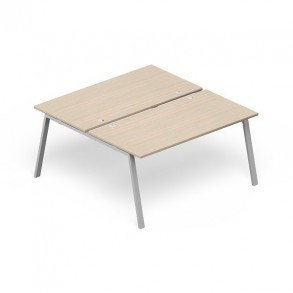 Стол Бенч / Bench на 2 рабочих места. 4 громмета Арена / Arena AR2TG168