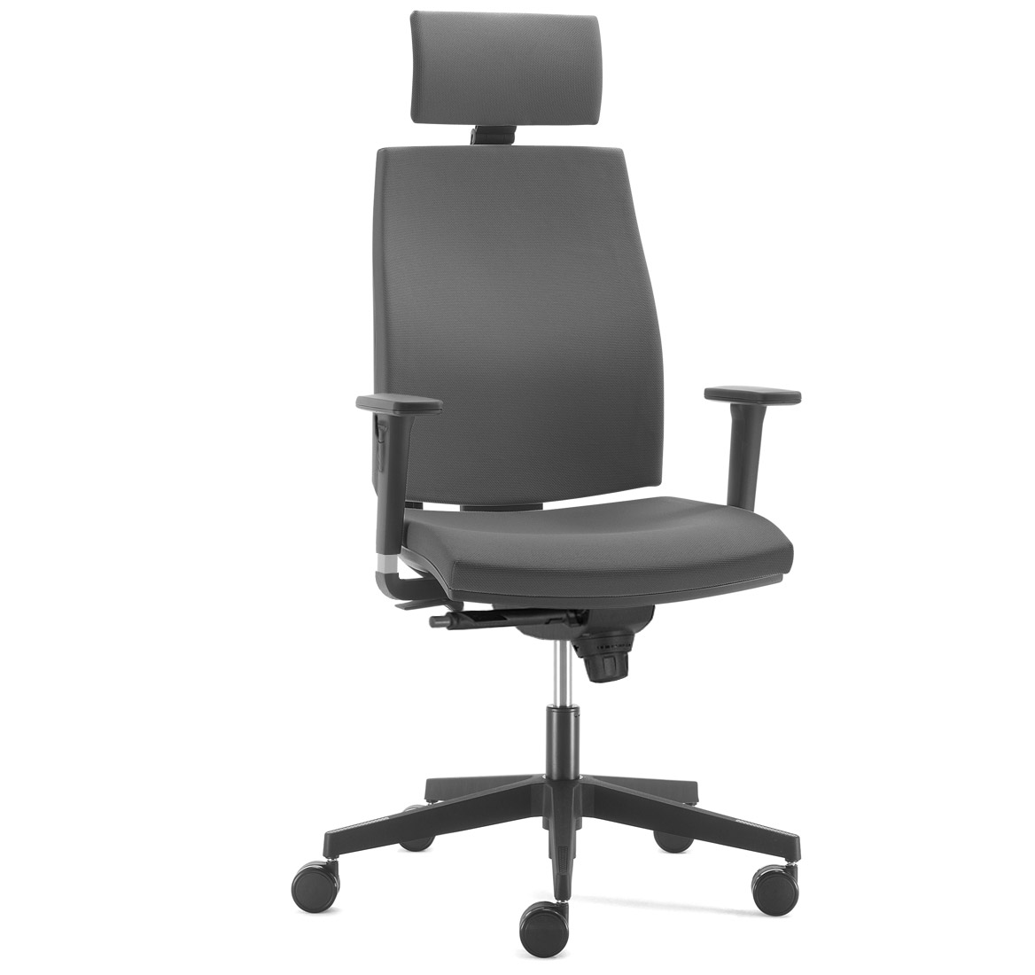 ДЖОБ / JOB Кресло синхромеханизм, 3D, база черная, с подголовником