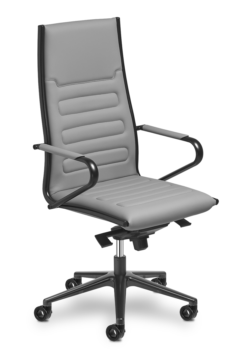 Кресло для руководителя Классик + Экзекьютив / Classic + Executive подлокотники в обивке
