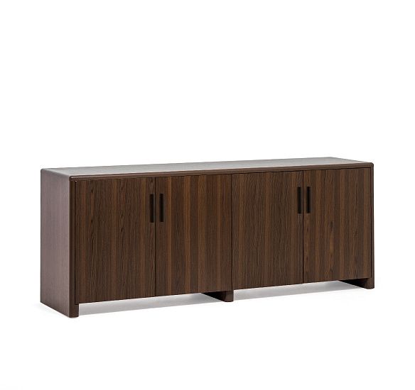 ЛЕГНО / LEGNO Греденция 4 двери ОРЕХ