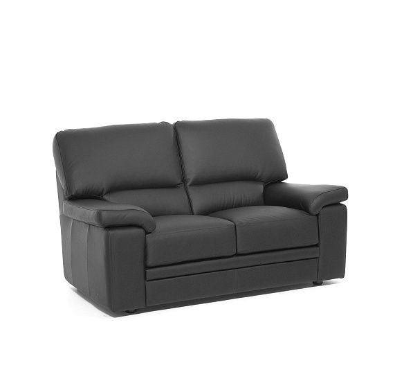 ЭЛЛА / ELLA ДИВАН 2 МЕСТ.ИСК.КОЖА ЧЕРНЫЙ ELLA 2 Dollaro 501 black