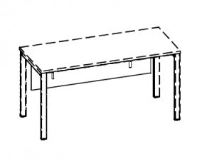 Панель стола фронтальная, ДСП Бенч / Bench BEFPW100