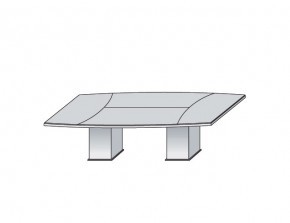 Переговорный стол на квадратной опоре Eko 7091 CL