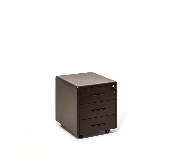ЛЕГНО / LEGNO Тумба подкатная 3 ящика ОРЕХ