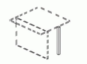 ФЭКТОРИ / FACTORY Центральная опора (используется для 4х и более модулей) Фэктори Лайт / Factory Light 146 8859