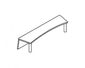 Топ с задней панелью Сатурно / Saturno PVSAT-TS2
