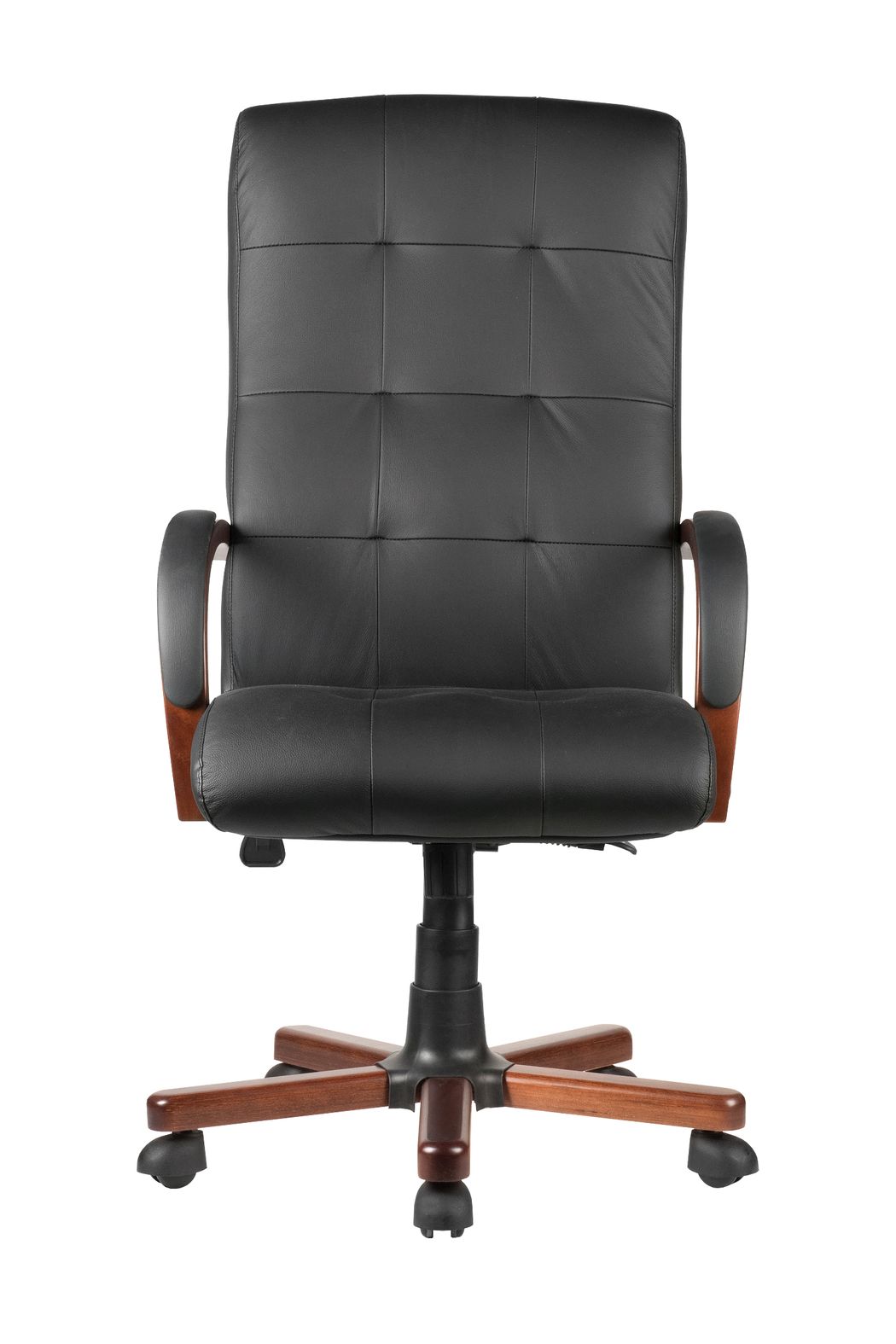 Кресло Рива Чейр М / Riva Chair M 165 A Чёрная кожа