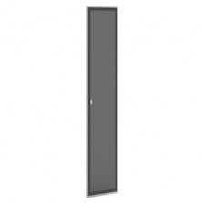 Дверь для шкафа, тонированное стекло в алюминиевой раме Vasanta V-035