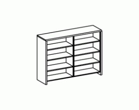 Открытый шкаф Минос / Minos A160GG/180