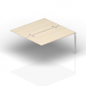 Приставной стол Bench на 2 рабочих места. 4 громмета Страйк / Strike ST2TPG128
