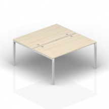 Стол Бенч / Bench на 2 рабочих места. 4 громмета Страйк / Strike ST2TG148