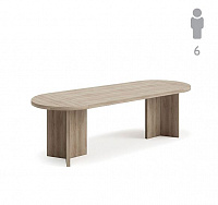 ЛАВА/ТЕРРА / LAVA/TERRA Стол перегов.250х90 ГАВАНА