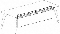 Фронтальная меламиновая панель с обтянутой войлоком вставкой Attiva U220SCVE/C