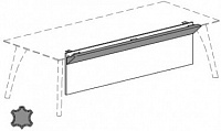 Фронтальная меламиновая панель с декоративной кожаной вставкой Attiva C180SCVE/C