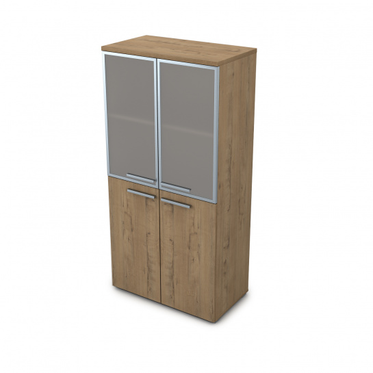 Шкаф комбинированный с матовым стеклом Gloss 9Ш.004.8